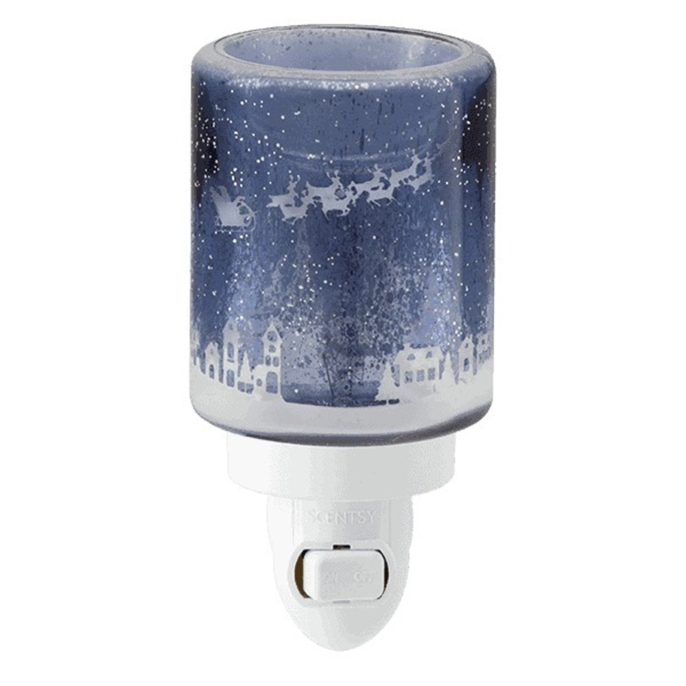 Scentsy Mini Wax Warmer "To All A Good Night" Christmas Plug-In Night Light NIB